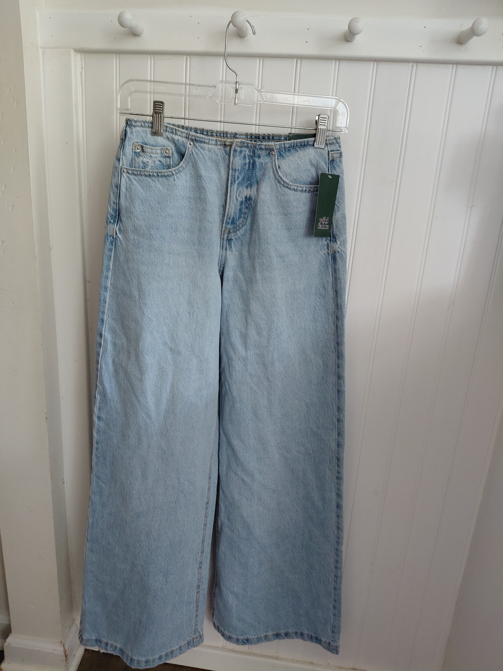 Wild Fable NEW Wide Leg Light Wash Women's Jeans 00/31in Inseam